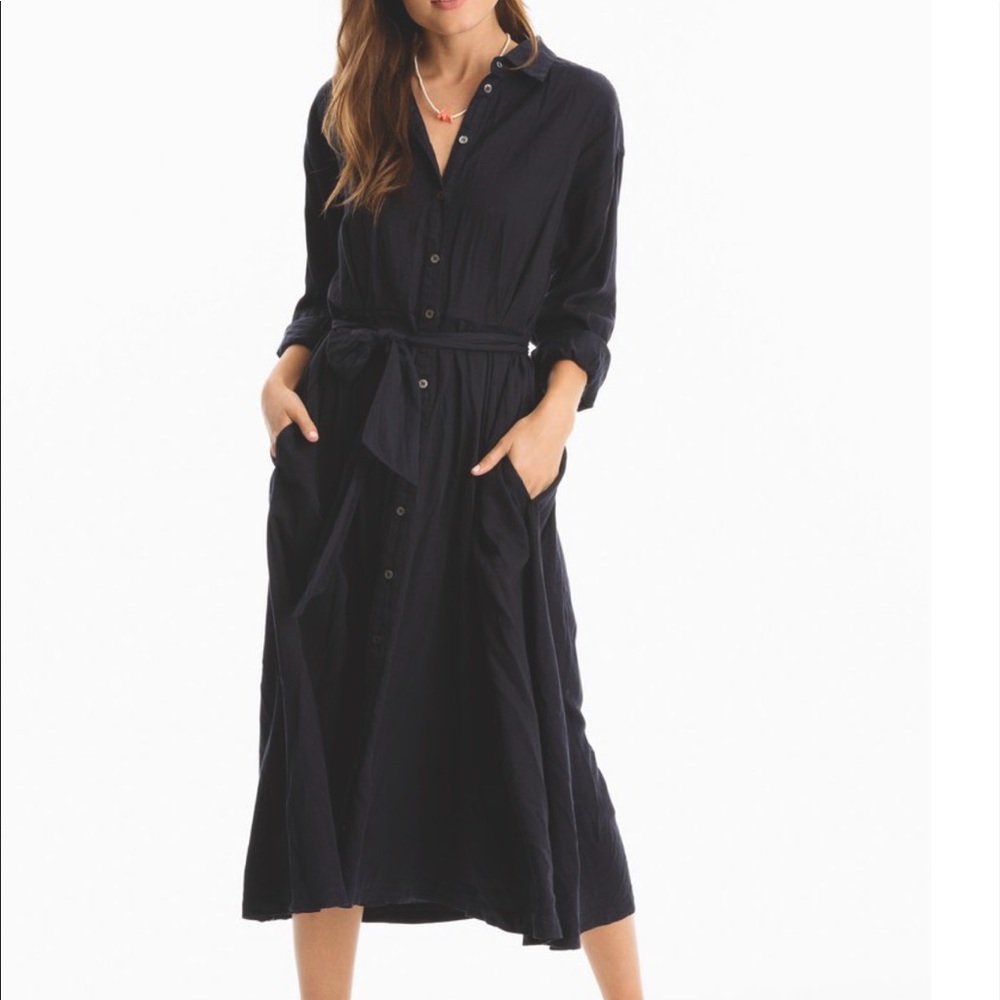 Xirena EVERR Dress in Darkest Blue